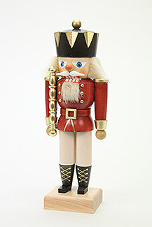 くるみ割り人形　ドイツ　ザイフェン　赤の王様　クリスマス　工芸品 くるみ割り人形 ドイツ ザイフェン 赤の王様 クリスマス 工芸品